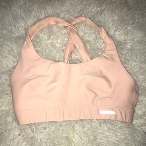Aerie sports bra NWOT size small pink/peach color